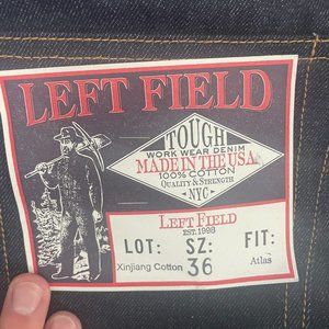 Left Field NYC Atlas 15 OZ Indigo Xinjiang